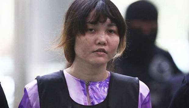 Malaysian prosecutors had dropped the murder charge against Doan Thi Huong on April 1.