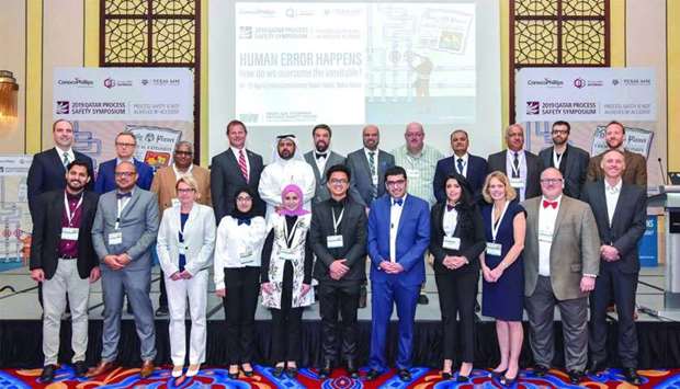 Delegates who attended the opening of the 10th Qatar Process Safety Symposium in Doha.rnrn