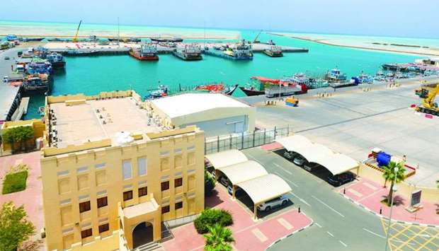 A view of the Ruwais Port. Under the new rule, Mwani Qatar 's customers will get double the previously free-storage days at Al-Ruwais Port for general cargo shipments, both export and import.