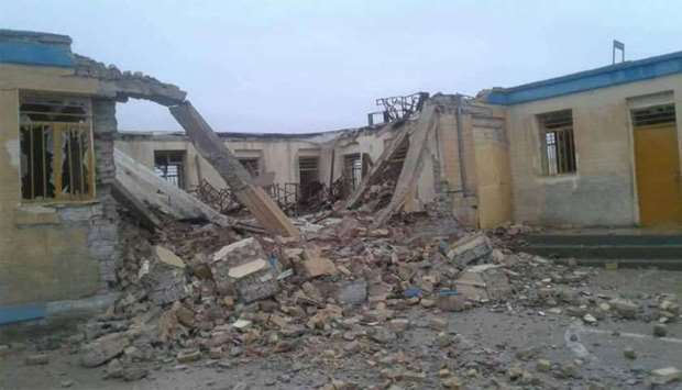 Girl school destroyed in western Afghanistan by Taliban