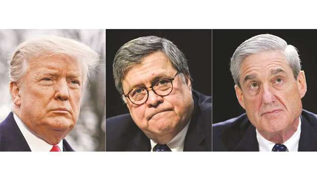 Trump, Barr and Mueller ... different strokes