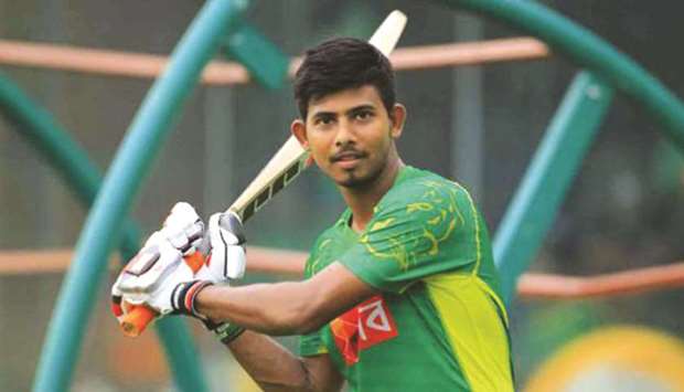 Batsman Mosaddek Hossain.