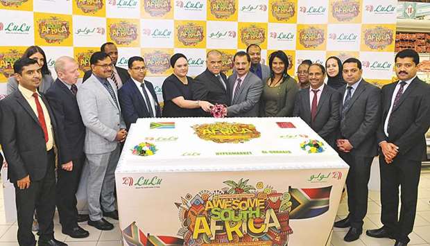 Ambassador Moosa with other dignitaries and LuLu Hypermarkets officials during the opening of the festival. PICTURE: Nasar K Moideen