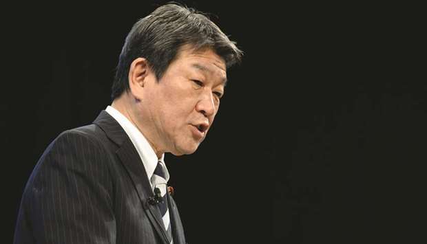 Japanu2019s Economy Minister Toshimitsu Motegi told reporters on Monday that most of the three-hour meeting with US Trade Representative Robert Lighthizer was centred on goods.