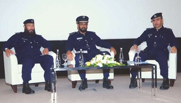 Senior officials at the seminar by the Police College.