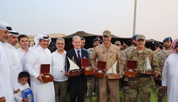 Al Udeid Air Base Commander Brigadier (Pilot) Fahad Abdul Wahid Ibrahim al-Arik said that the festival was a great opportunity for the families of officers and members of the Qatar Armed Forces and friendly forces and their families to entertain, meet and promote the spirit of love and familiarity among them.