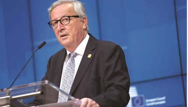 Juncker: Urging Britain to take advantage of a six-month delay to work out the details of Brexit.