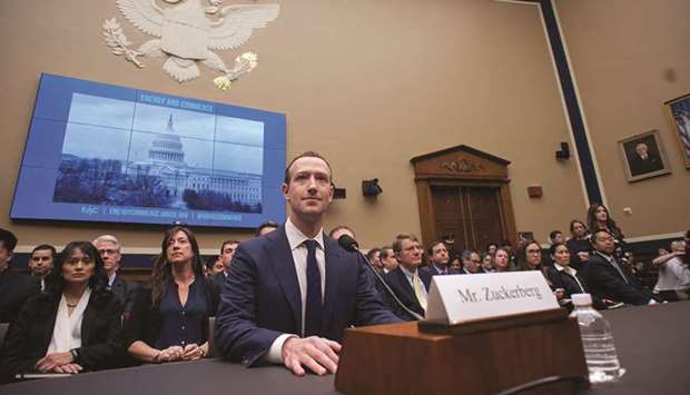 IN THE DOCK: Facebook CEO Mark Zuckerberg appears before the House Energy and Commerce Committee in Washington, D.C., last year.