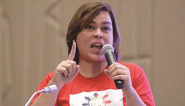 Davao City Mayor Sara Duterte-Carpio.