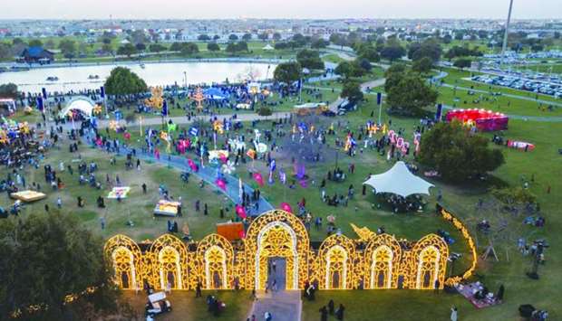 Visitors who flocked to Aspire Park entered a gateway to the world of fantasy and folk tales