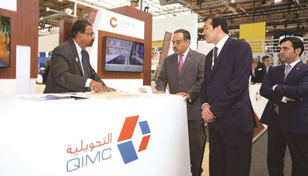 The ministeru2019s visit to the QIMC stand was part of his tour of the Qatar Pavilion. Qatar is participating at the fair in a 1,000sq m pavilion, bringing together public authorities and private companies.