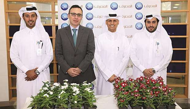 QIB representatives during the Earth Day celebration.