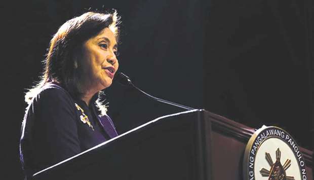 Vice President Maria L Robredo.