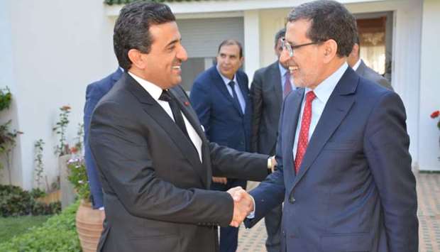 Moroccou2019s Prime Minister Dr Saadeddine Othmani yesterday met with HE the Attorney-General Dr Ali bin Fetais al-Marri, who is currently visiting Rabat.