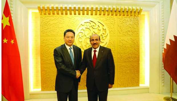 HE the Minister of Transport and Communications Jassim bin Seif Ahmed al0Sulaiti, who is currently on a working visit to China, met his Chinese counterpart, Li Xiaopeng, in Beijing. The two officials discussed several topics of common interest relating to transportation and mobility and means of further enhancing them. They also discussed means of increasing co-operation in the Belt and Road Initiative (BRI) and seizing new potential investment opportunities in both countries. The meeting was attended by Qatar's ambassador to China Sultan bin Salmeen al-Mansouri.