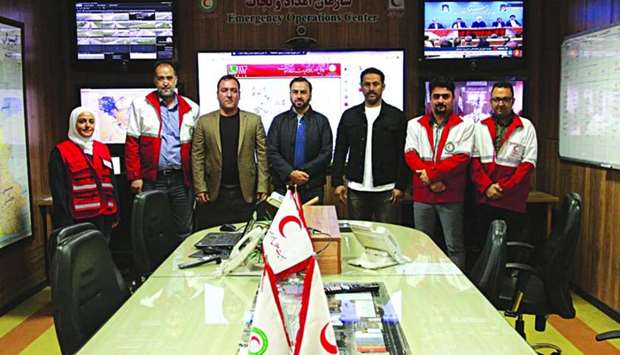 A relief delegation was sent from Doha to assess the needs, supervise the early response process, and coordinate with the Iranian Red Crescent Society (IRCS) and the International Federation of the Red Cross and Red Crescent Societies (IFRC).