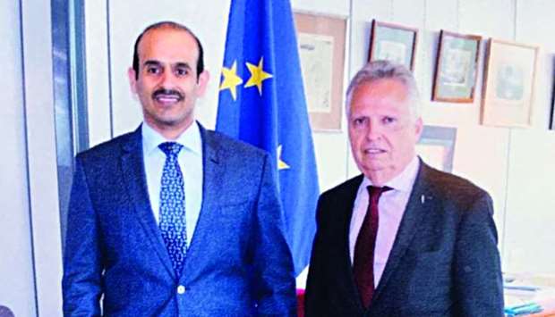 HE the Minister of State for Energy Affairs, Saad bin Sherida al-Kaabi, also president and CEO of Qatar Petroleum, held talks in Brussels with Dominique Ristori, director-general (Energy) at the European Commission. The talks centred on co-operation between Qatar and the European Commission in the field of energy and particularly, in the LNG industry. Both parties affirmed their joint commitment to strengthening the relationships between the two sides, discussed Qatari investments in the European energy sector in line with the EU and its member states' policy agenda, and Qatar's support to the EU energy policies.