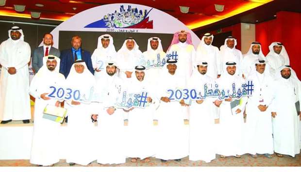 Winners of competitions with Nama officials during the valedictory ceremony of the Aspiration Achievement 2030 campaign.