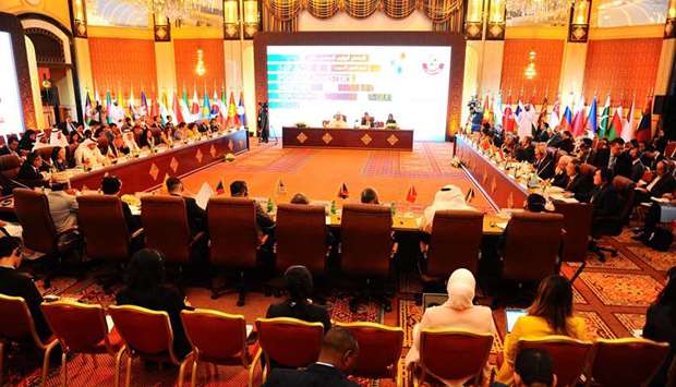 The meeting of senior officials of ACD member states began Tuesday in Doha to finalise the agenda for the 16th ministerial meeting to be held Wednesday under the chairmanship of Qatar.