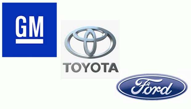 GM, Toyota and Ford