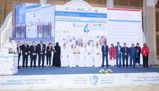 Officials at the Occupational Safety and Health Conference.