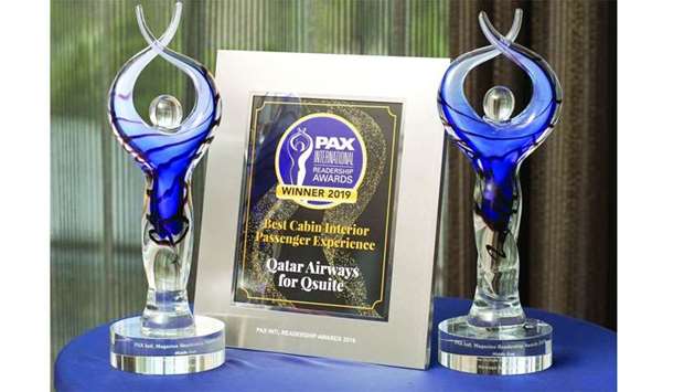 Qatar Airways has been given the 'PAX International Readership' award for u2018Best Cabin Interior Passenger Experienceu2019 in Hamburg, Germany. PICTURE: www.patrick-lux.de Patrick Lux