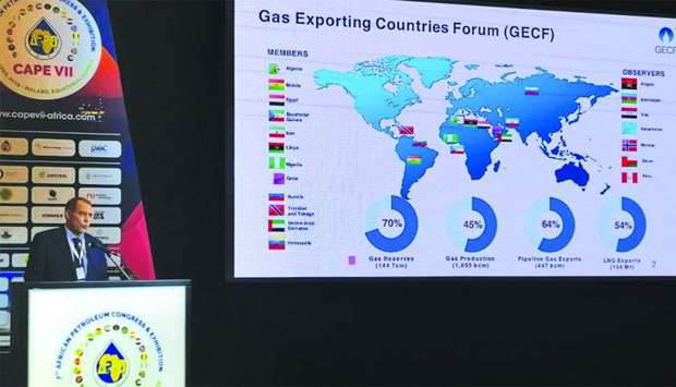 Dr Sentyurin delivering the opening address at the African Petroleum Producers Organisation CAPE VII congress and expo in Malabo, Equatorial Guinea