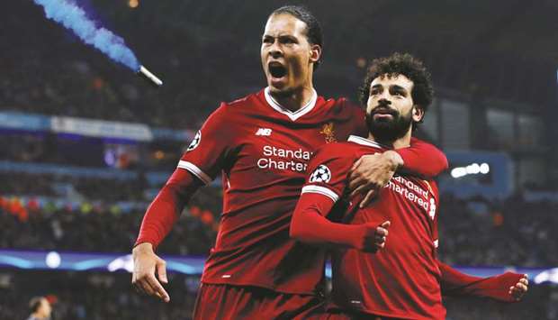 Virgil van Dijk's (left) displays last season answered many of the doubters and his form has been even more impressive this season. (Reuters)