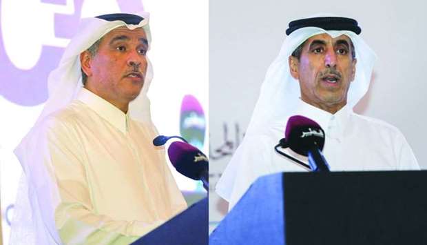 Dr Mohamed al-Naemi and HE Dr Ibrahim bin Saleh al-Naimi