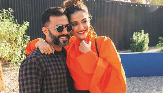 BUSINESS AS USUAL: Sonam Kapoor tied the knot last year with her long time beau business and fashion entrepreneur Anand Ahuja.