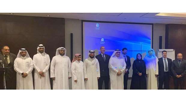 IIA Qatar Board members Hassan al-Mulla, Adel al-Hashmi, and Rajeswar Sundaresan attended the closing ceremony and distribution of certificates to participants.