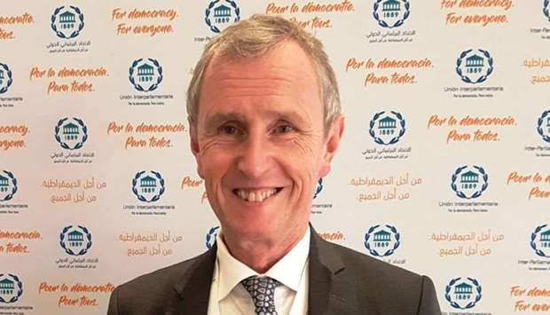 Nigel Evans at the 140th IPU Assembly in Doha. PICTURE: Joey Aguilarrnrn