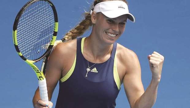 Caroline Wozniacki defeated Croatiau2019s Petra Martic 6-3, 6-4 in the Charleston Open semi-final.
