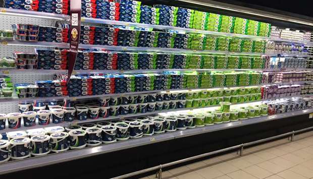 Dandy products on display at an outlet.