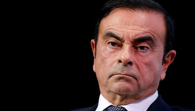 Carlos Ghosn, chairman and CEO of the Renault-Nissan-Mitsubishi Alliance, attends the Tomorrow In Motion event on the eve of press day at the Paris Auto Show, in Paris, France, October 1, 2018.