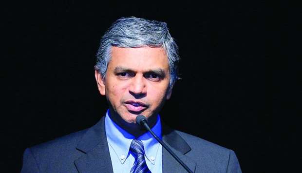 Indian ambassador to Qatar P Kumaranrnrn