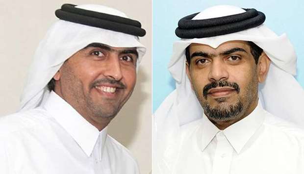 From left: Dr Khalid al-Rumaihi and Dr Mohamed al-Ateeq al-Dossary