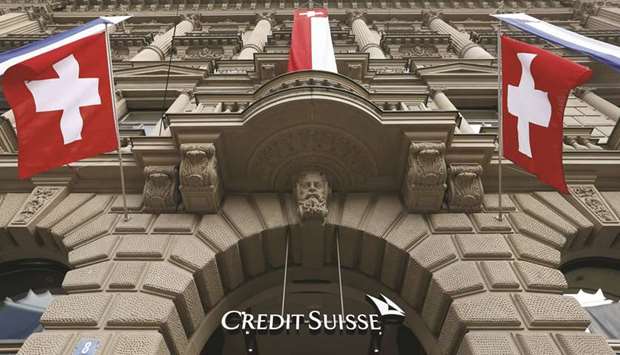 The headquarters of Credit Suisse in Zurich. The Swiss banku2019s clients pulled $1.6bn from funds that hold short-term corporate loans sourced by billionaire financier Lex Greensill, as they rushed to free up cash in the market rout spurred by the spread of coronavirus.