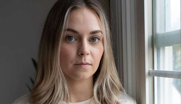 RECOVERED: Elle Wohlmuth is photographed in her San Francisco apartment, where sheu2019d spent 14 days quarantined as a coronavirus patient. Now healthy, Wohlmuth was the first recovered patient to donate antibody-rich plasma to Stanford Blood Centeru2019s collection effort to help Covid-19 patients.