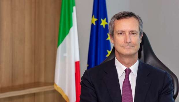 Italian ambassador Alessandro Prunas