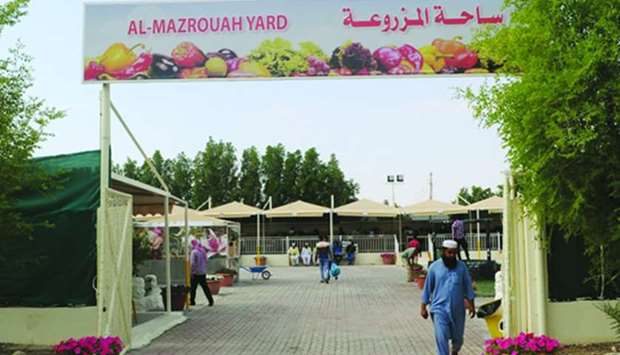 Al Mazroua agricultural yard. File picture