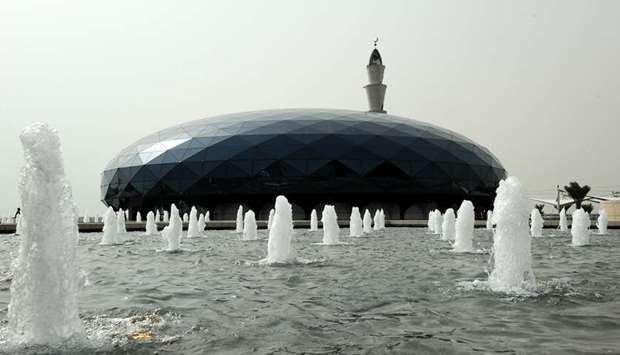 Hamad International Airport Mosque in Doha.