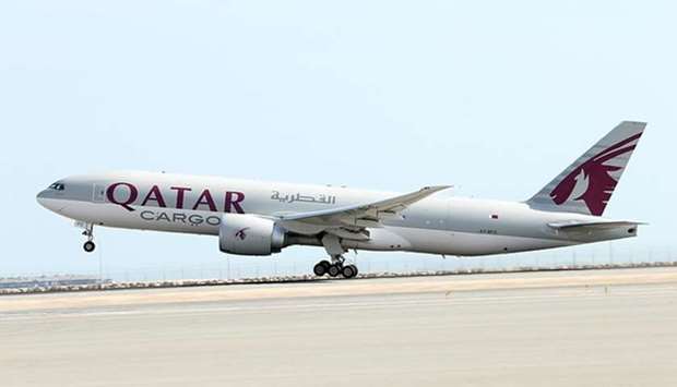 The shipment, which Qatar Airways has delivered, weighs 15 tons and contains basic medical equipment and supplies