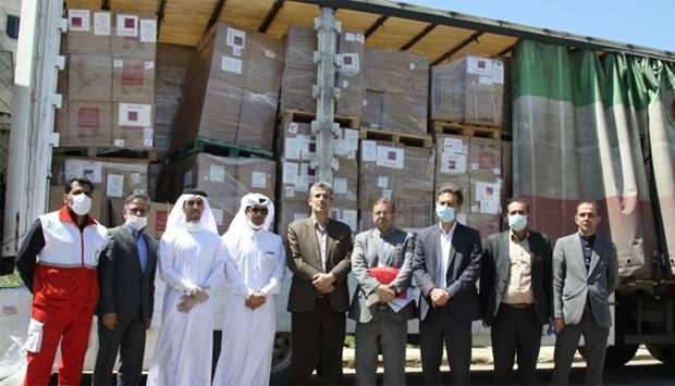 Third shipment of Qatar aid arrives in Iranrnrn