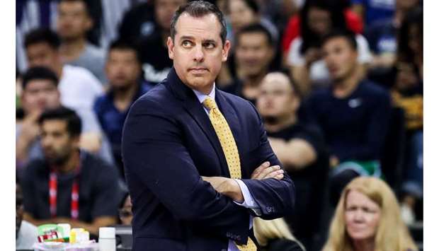 Los Angeles Lakers coach Frank Vogel has started rewatching his teamu2019s games to see what he might have missed during the hectic season that has been halted.