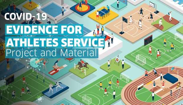 Covid-19 Evidence for Athletes Service website gateway