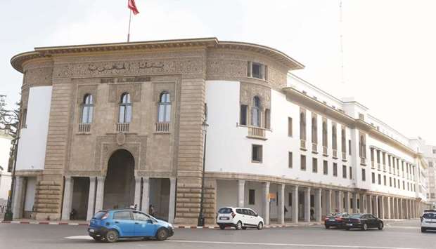 A general view of the Central Bank of Morocco in Rabat (file). The government on Monday approved a decree to lift the overseas funding cap, saying it would help Morocco cover its foreign-currency needs.