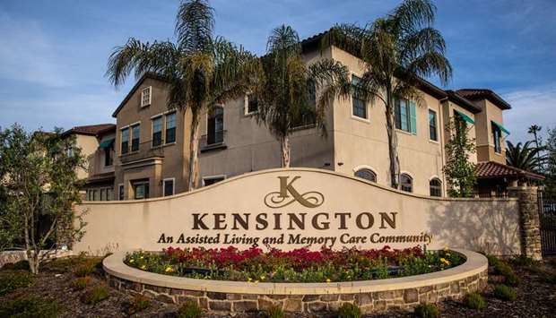 SPOTLIGHT: The Kensington is one of 11 nursing home facilities with an outbreak of coronavirus in Los Angeles County. The one here is an assisted living residence in Redondo Beach, California.