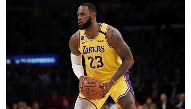 File photo of Los Angeles Lakersu2019 LeBron James. (AFP)