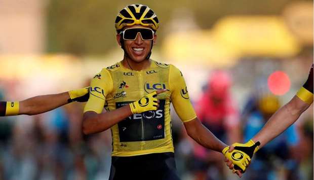 Team INEOS rider Egan Bernal of Colombia won the 2019 Tour de France cycling race. (Reuters)